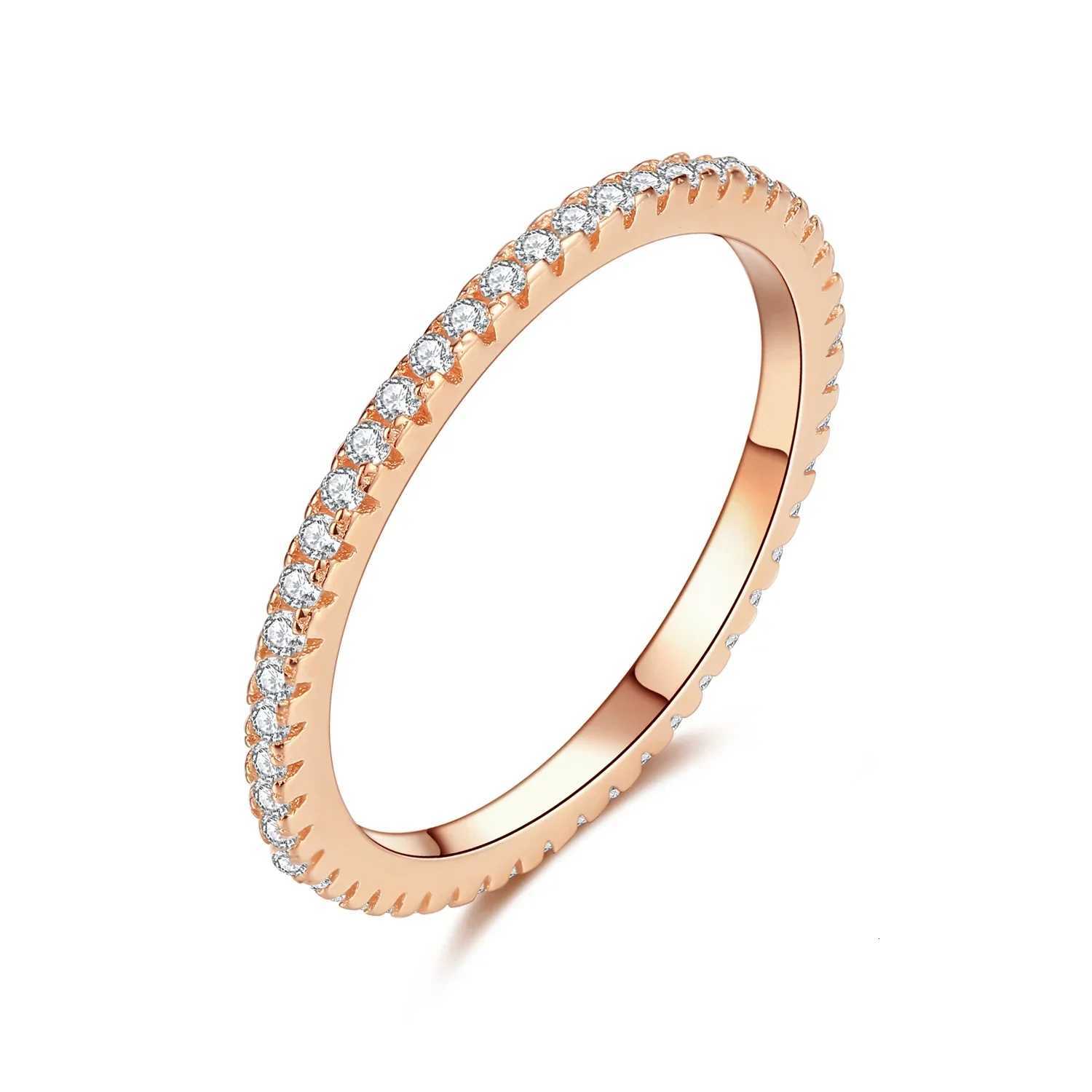 KALETINE Luck 925 Sterling Silver Rings For Women Classical Multicolor Mini CZ Women Wedding Rings Set for Couple Jewekry GiftW251017