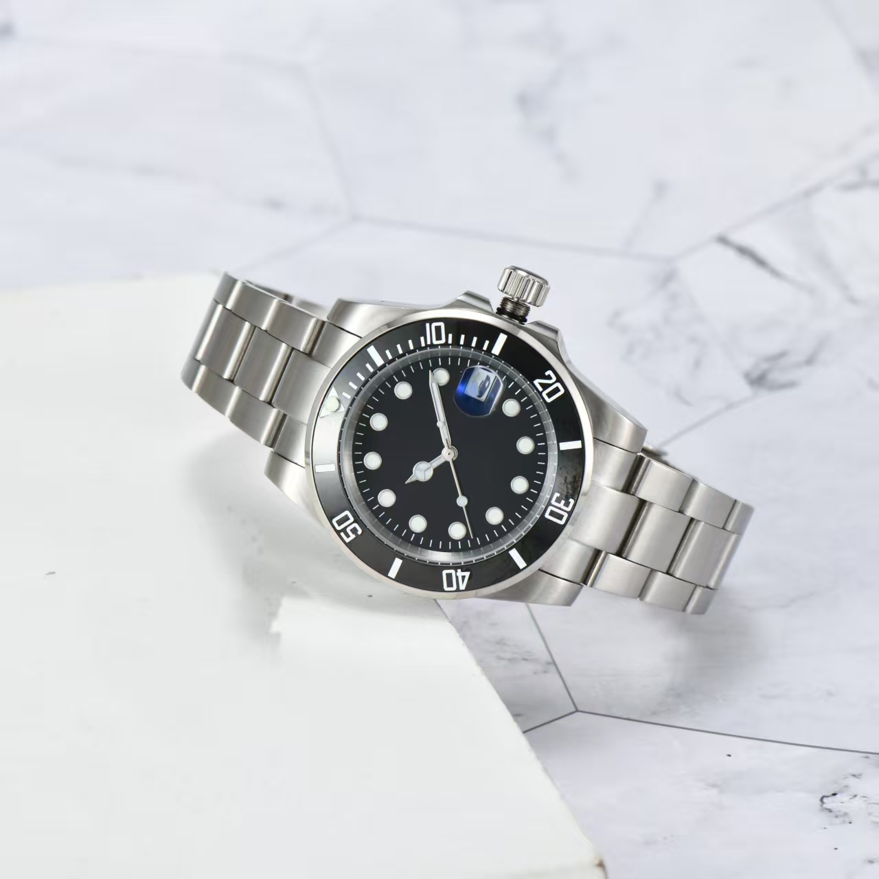 watch mens watches automatic mechanical movement wristwatches full stainless steel watch Super luminous sapphire glass montre de luxe 41mm watch