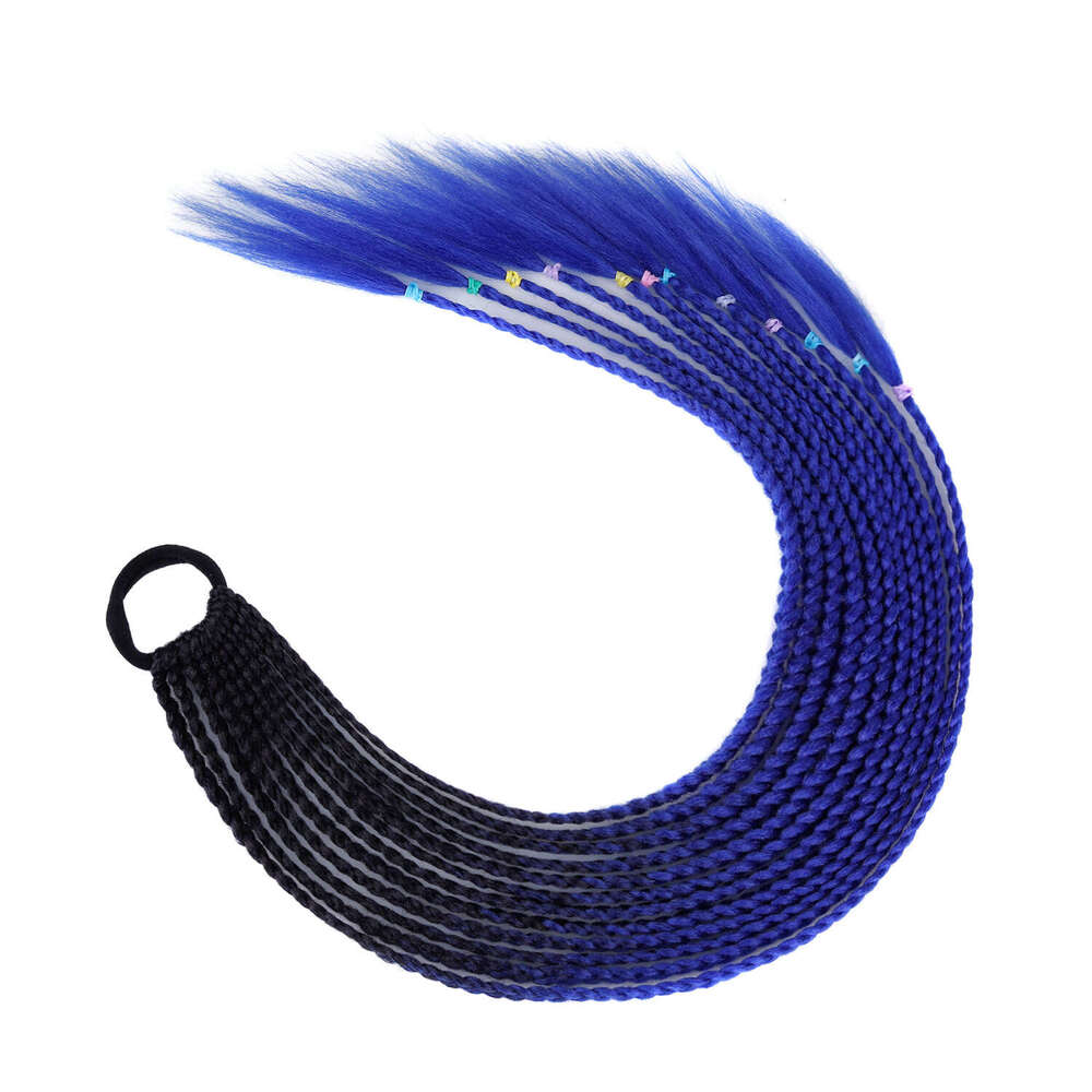 Dreadlock Hair Ties, Colorful Ponytail Braids, 12 Small Braids