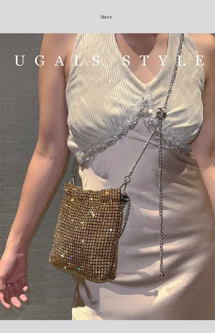 Luxury Glitter Women Handbag Crystal Shiny Rhinestones Diamond Evening Bag Wedding Party Clutch Purse Shoulder Messenger Bag Z251017