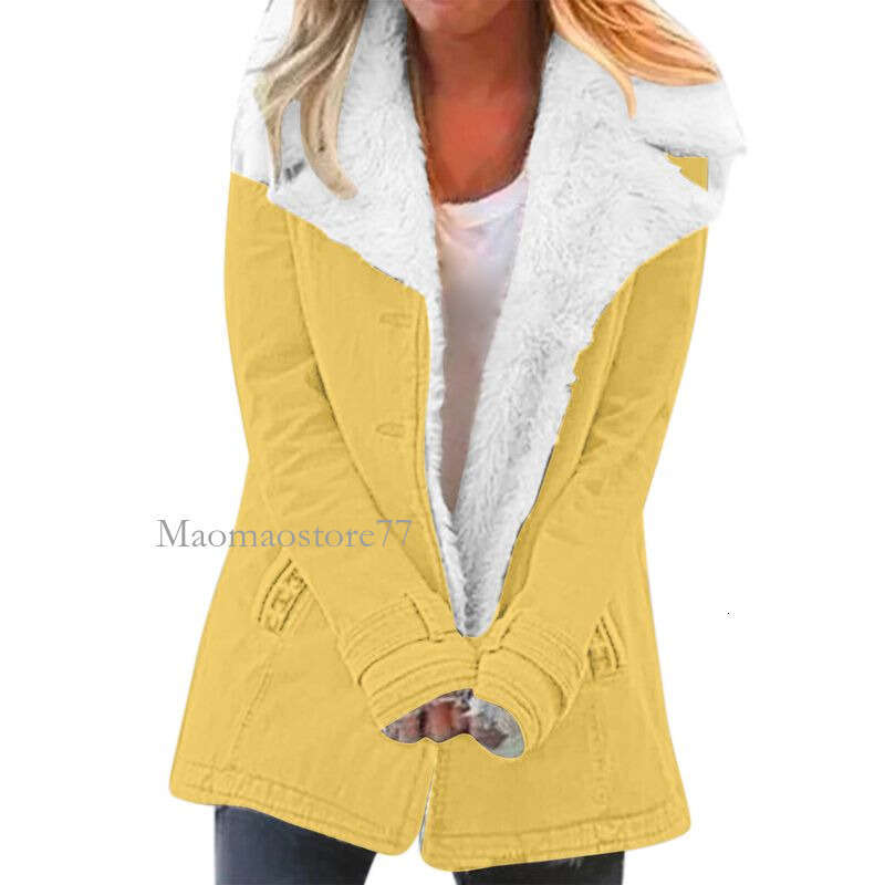 Women's Fleece-Lined Long Sleeve Cotton Coat - Warm Winter Jacket With 9 Colors & 8 Sizes S-5Xl winter jacket women womens coat