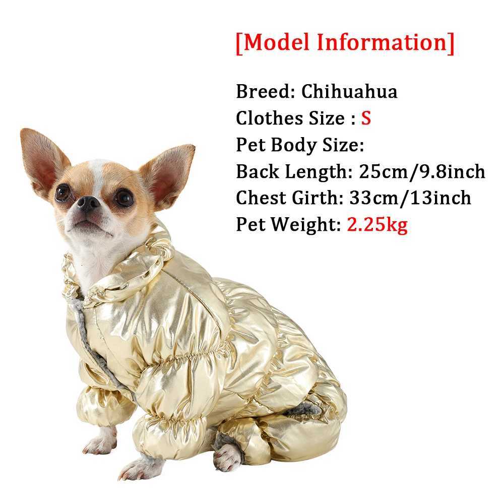 Waterproof Pet Clothes Winter Warm Puppy Jacket For Small Medium Dogs Cats Thicken Fleece Jumpsuit Chihuahua Yorkshire CostumesW251017