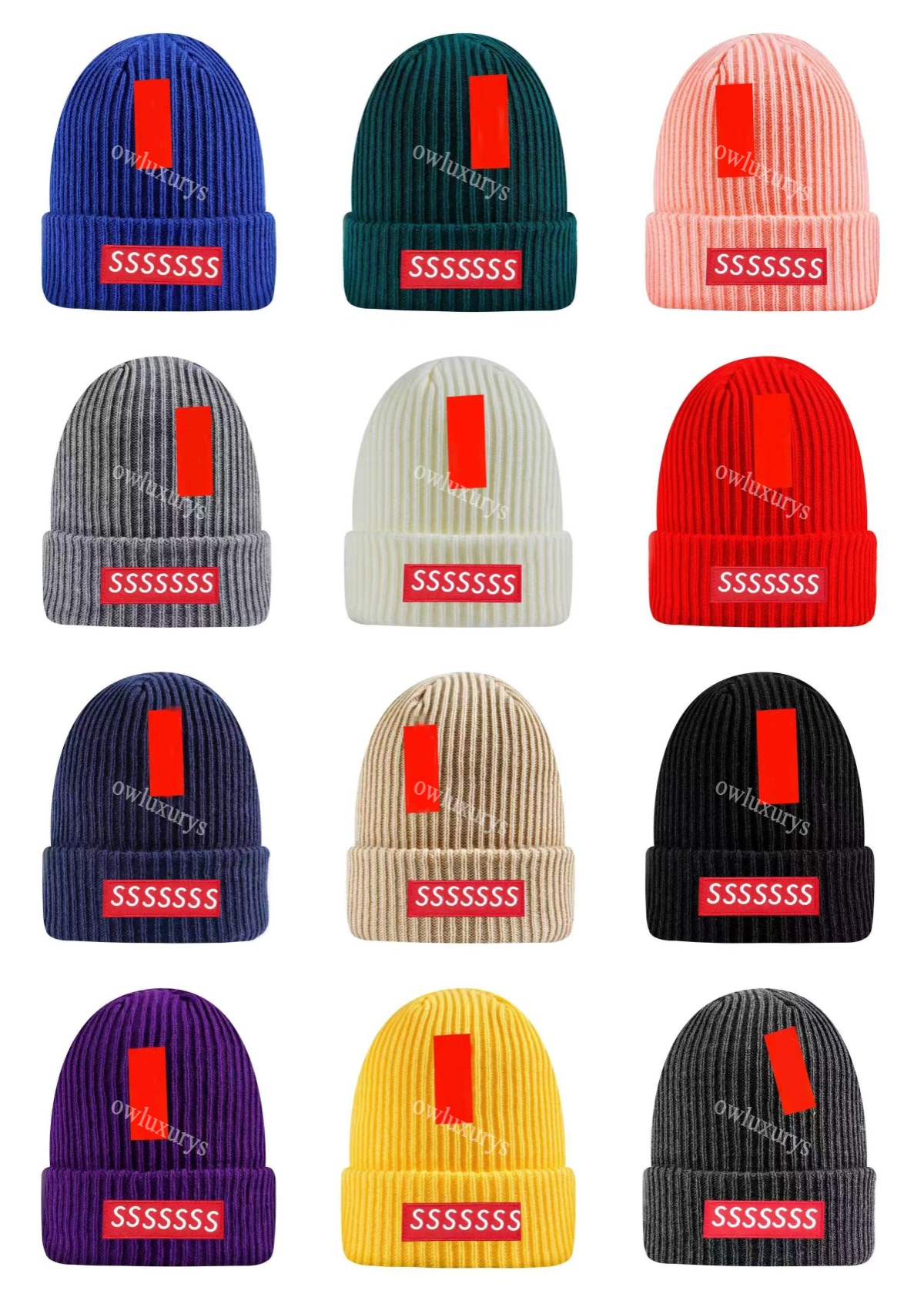 Suply Hats Designer Caps Unisex Spring Winter S Hats for Men women Knitted Beanie Wool Hat Man Knit Bonnet polo Beanie Gorros touca Thicken Warm Cap