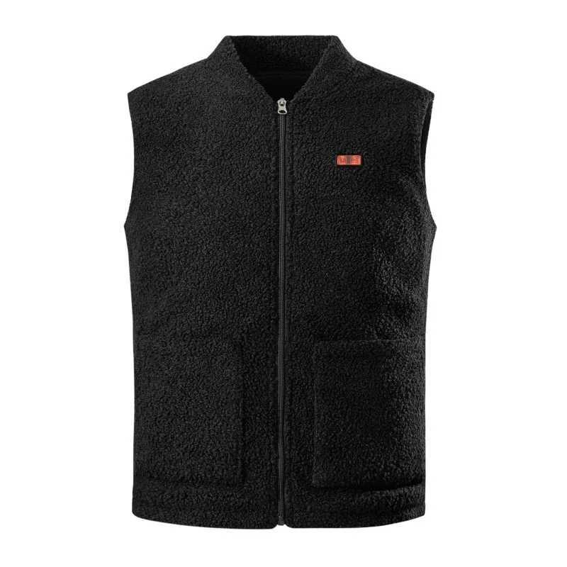 Mens Winter Smart Heated Vest USB Electric Heating Fleece Vest Heating Jacket Outdoor Trekking Thermal Warm Jacket Heated H251017