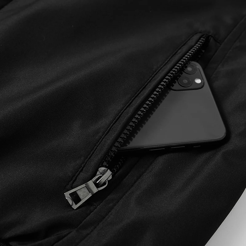 Warm Fleece Autumn Winter Jackets for Men Business Office Dress Coat Casual Mens Winter Jacket Solid Color Outerwear Man 251017