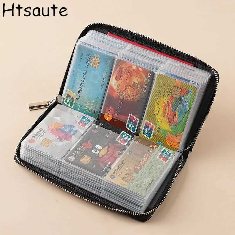 60 Slots PU Leather Women Mens ID Credit Card Case Holder Wallet Organizer Gift Business designer luxury bag card walletsW251017