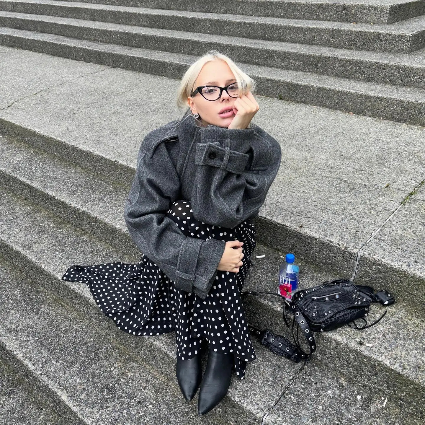 Fashion Casual Solid Loose Jackets Women Full Sleeve Single Breasted Stand Collar Short Coats 2025 Autumn Lady Outwears 251017