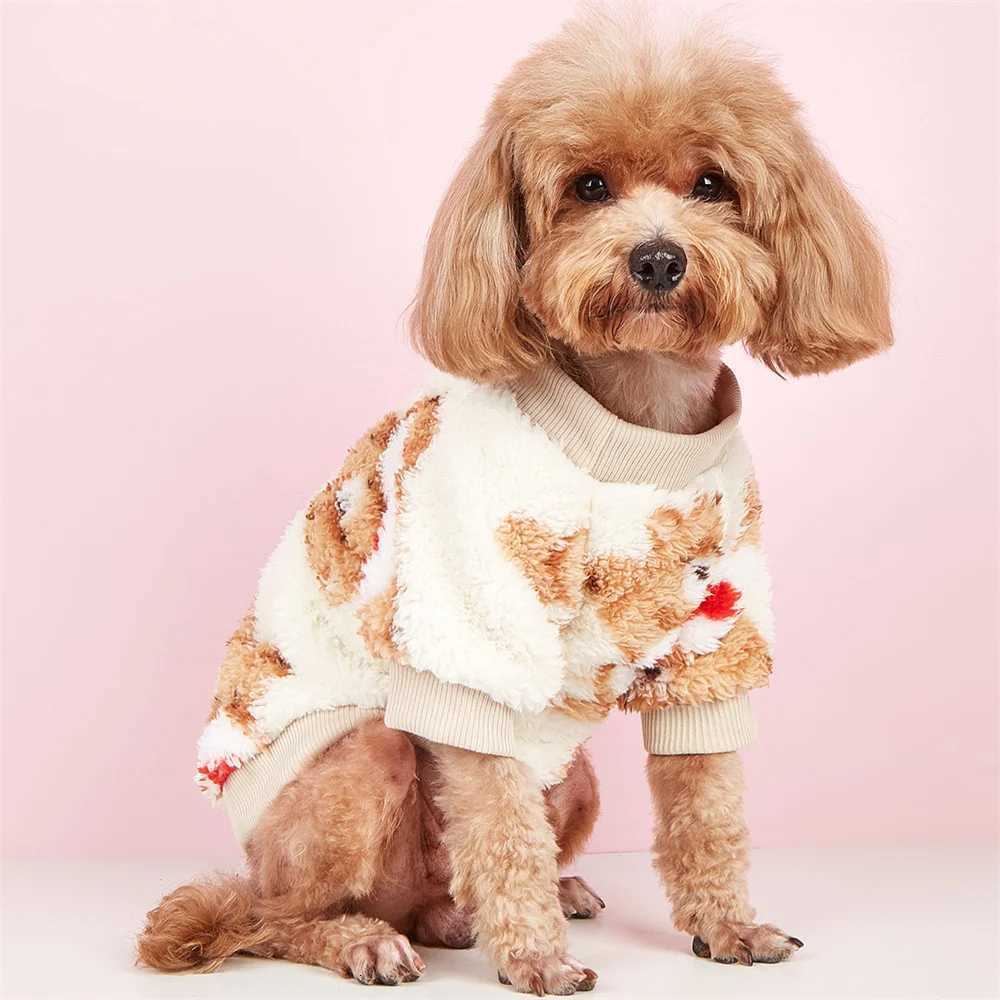 Winter Warm Puppy Dog Christmas Clothes National Style Pet Sweater for Small Dogs Chihuahua Pinscher Pullovers mascotas HoodiesW251017