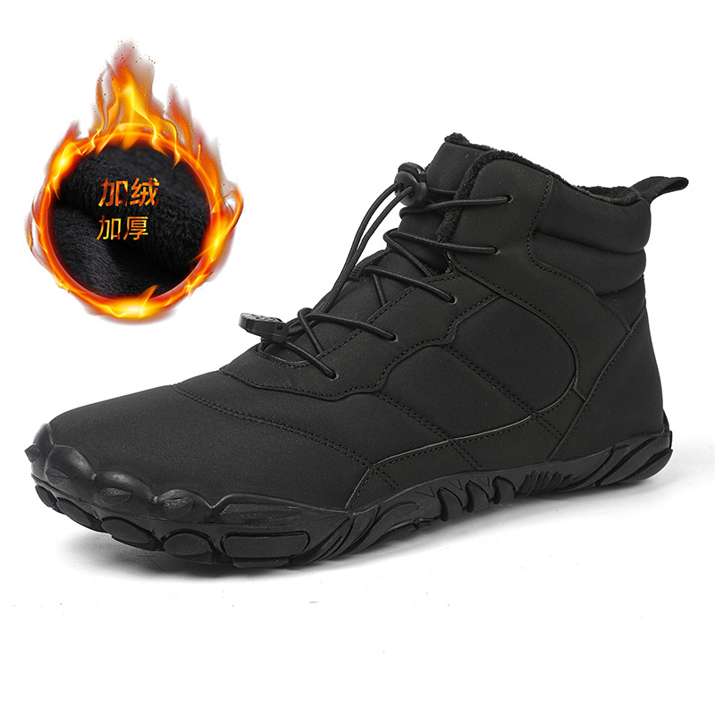 Free shipping designer boots keep warm Winter plush waterproof snow boots provide warmth comfort thick sole for mountain climbing