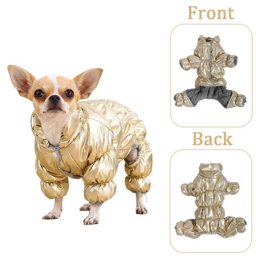 Waterproof Pet Clothes Winter Warm Puppy Jacket For Small Medium Dogs Cats Thicken Fleece Jumpsuit Chihuahua Yorkshire CostumesW251017