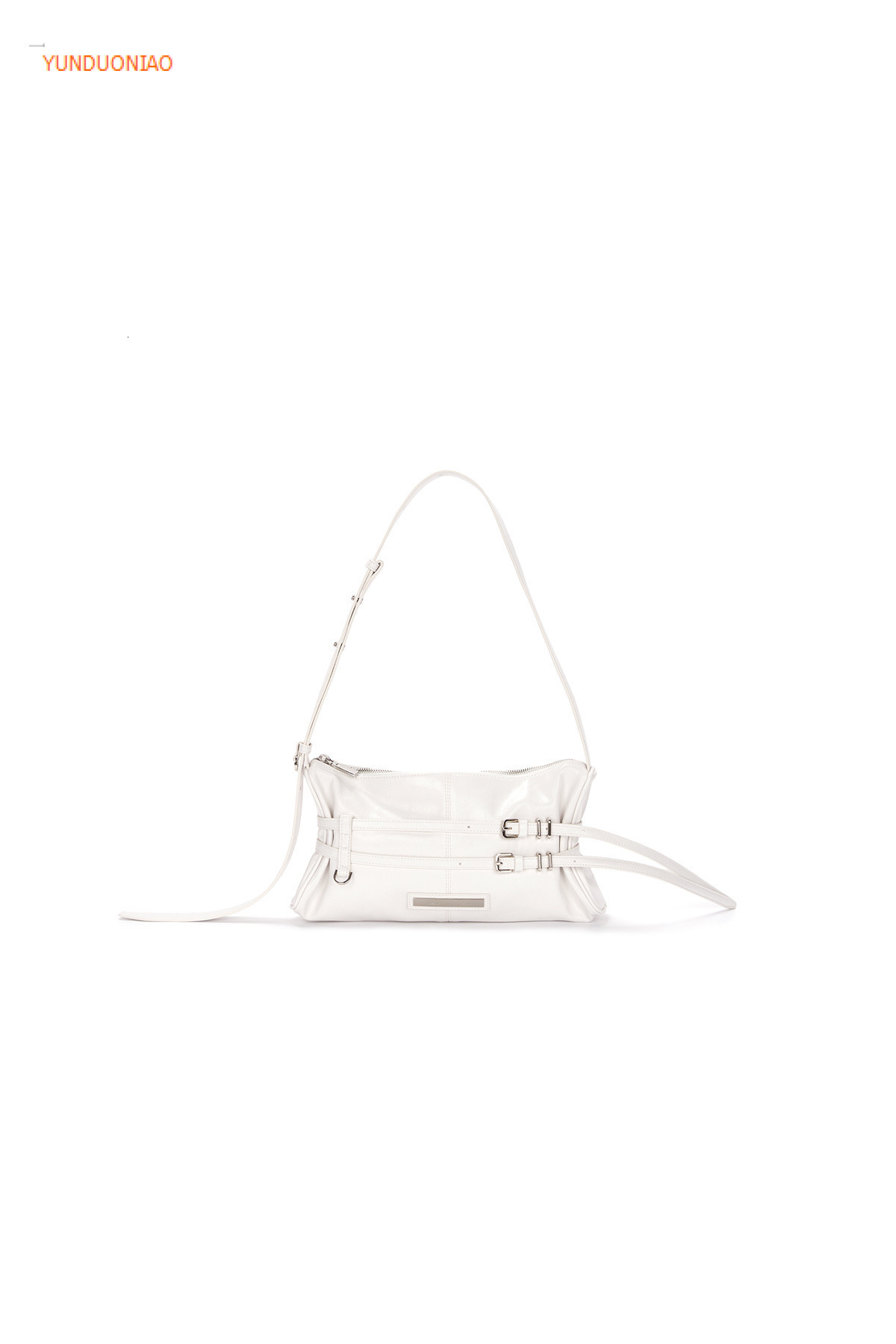 Autumn and Winter New Solid Color Designer Bag Double Drawstring Strap Single Shoulder Underarm Bag Luxury Handbag Minimalist Women's Shoulder Ba