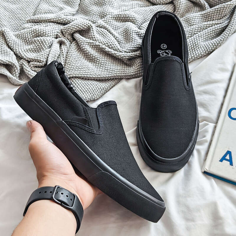 Dou Chuan Summer New New Men's Slip-On Breathable Canvas Couple Style Unisex Work Shoes