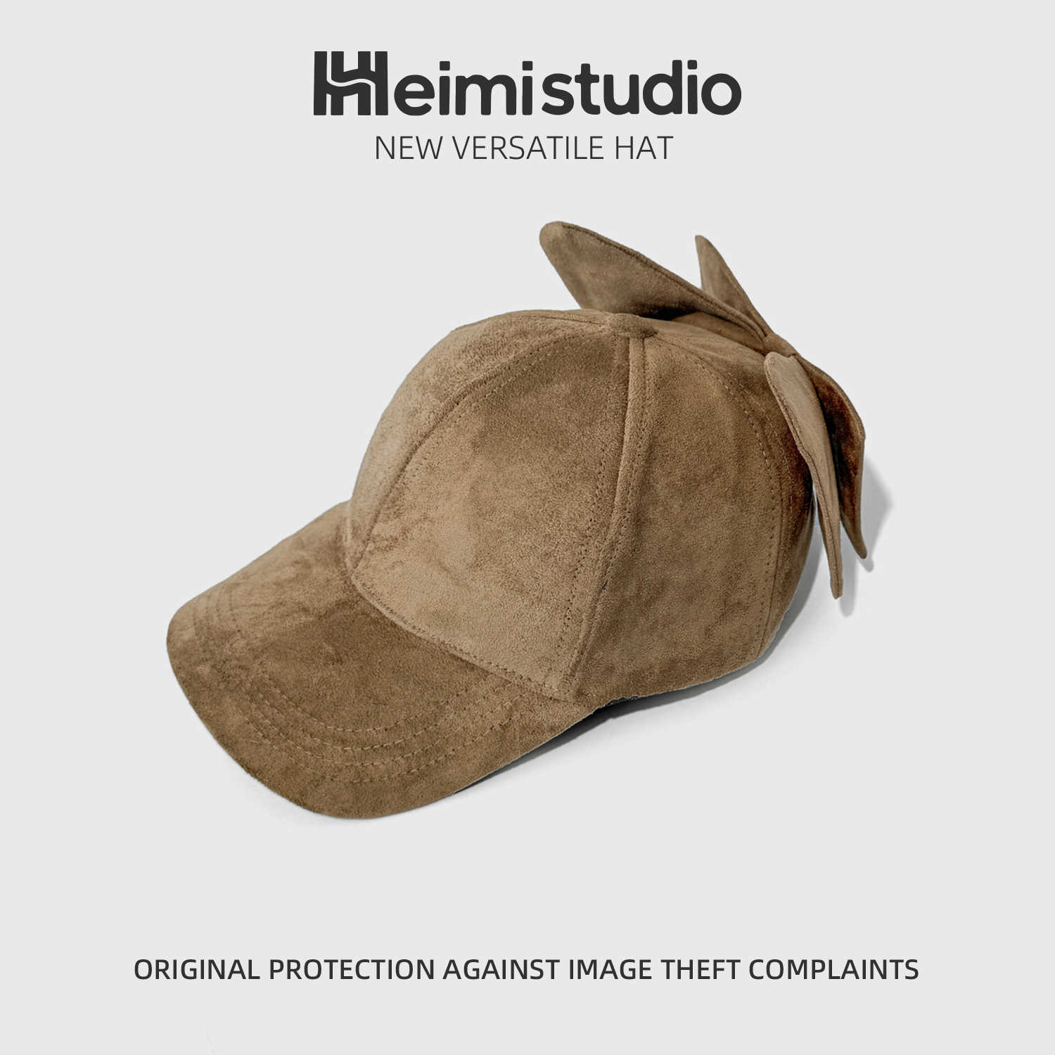 Early Autumn New Style ThreeDimensional Bowknot Baseball Cap for Women Sweet Cute Fashion Hard Top Casual HighQuality Duckbill Cap for Men W251017