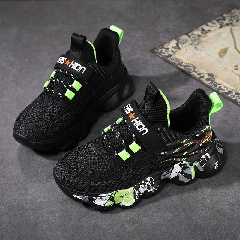 New Trendy Childrens Fashionable Athletic Breathable and Lightweight Outdoor Kids Running Shoes and Sneaker for Boy and GirlsT251017