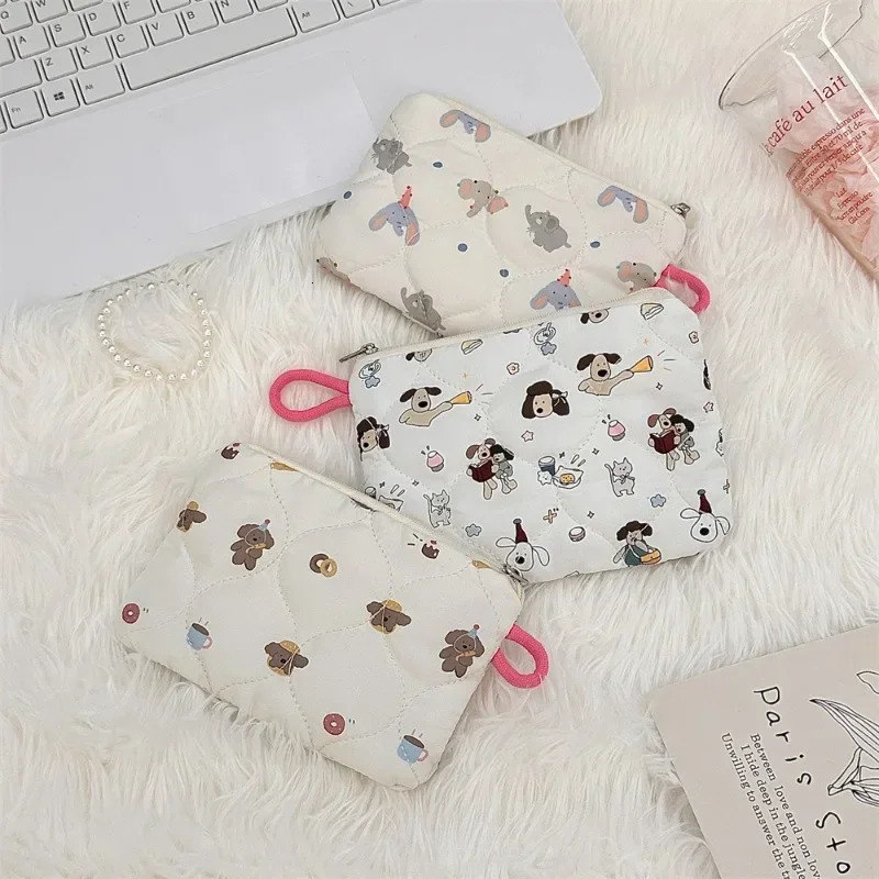 Women Mini Makeup Handbags Wallet Pouch Bag Cute Cartoon Small Travel Cosmetic Lipstick Earphone Card Portable Storage Bag Purse251011