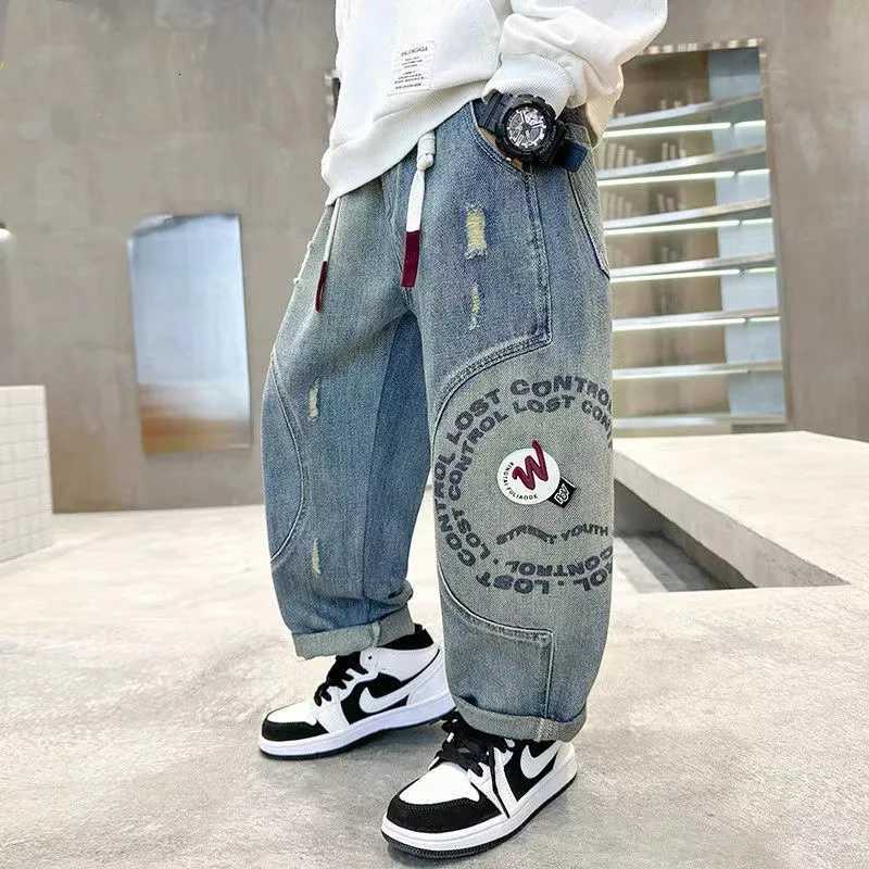 Boys Jeans 2024 New Spring and Autumn Collection Mid Size Boys Autumn Outfit Cool and Trendy Pants 5 9 11 13YT251017