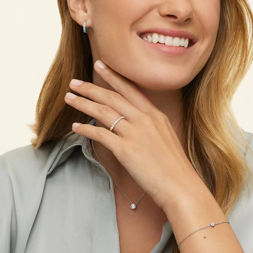 Custom Diamond Certified Jewellery Wedding and Engagement Rings Lab Grown Diamond Solid Gold baguette Ring