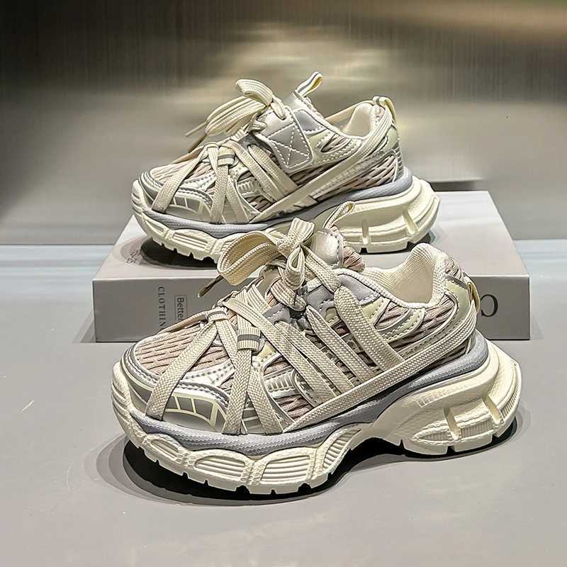 Kids Casual Sneakers for Boys Girls Nonslip Breathable Mesh Toddler Walking Shoes Strappy Versatile Chic Comfort Wear 46yearsT251017