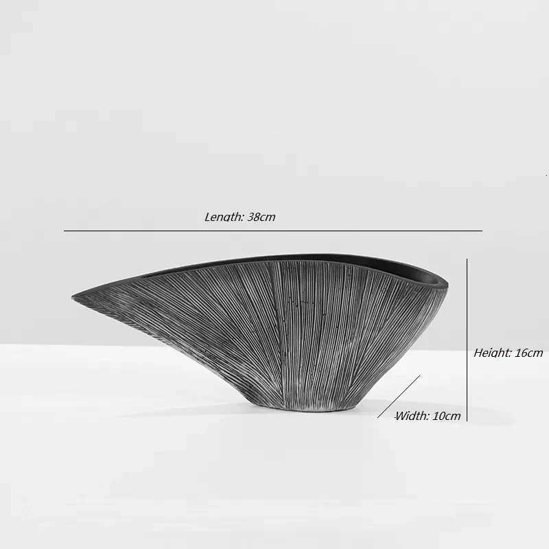 Nordic Modern Big Vase Nordic Flower Vase Home Decoration Salon Maison Creative Vases Plant Crafts Home Accessories Gift Ideas C2510171