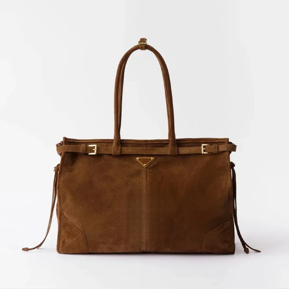 Designer Totes Bag Suede Biker bags Brown Shoulder Luxury Leather Handbag Casual outdoor party crossbody bags Women's Multi - Pocket Shoulder Bag with Triangle 113