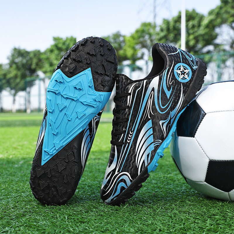 new New Non-Slip Spike Children's Soccer Men's Professional Training Sneakers Low-Cut Youth Sports Shoes