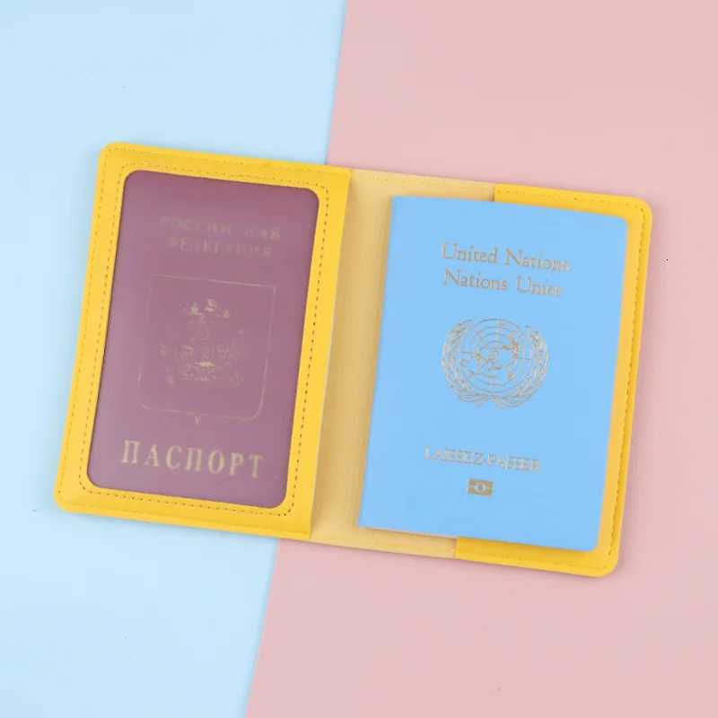 PU Ticket Passport Holder Passport Covers Travel Passport Protective Case Men Women ID Credit Card Holder Travel AccessoriesW251017