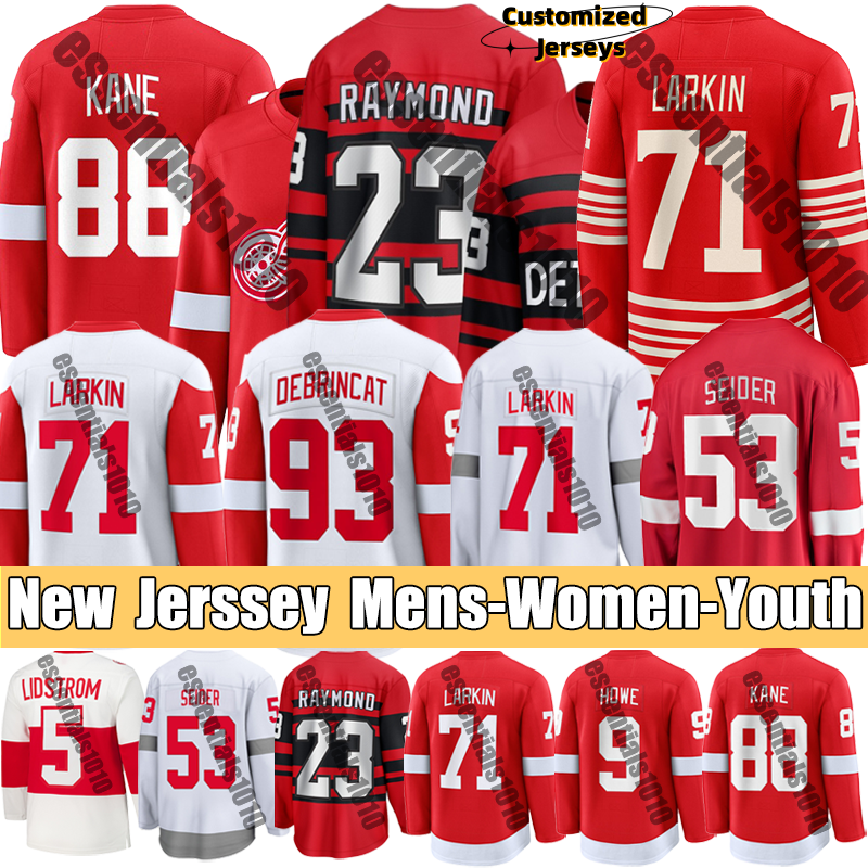 #88 Patrick Stadium Wingss hockey Jerseys Series Raymond Jerseys Kanes Red Tarasenko Jersey Larkins LucasC Vladimir Stadium Series Detroit Hockey Jerseys new 2025