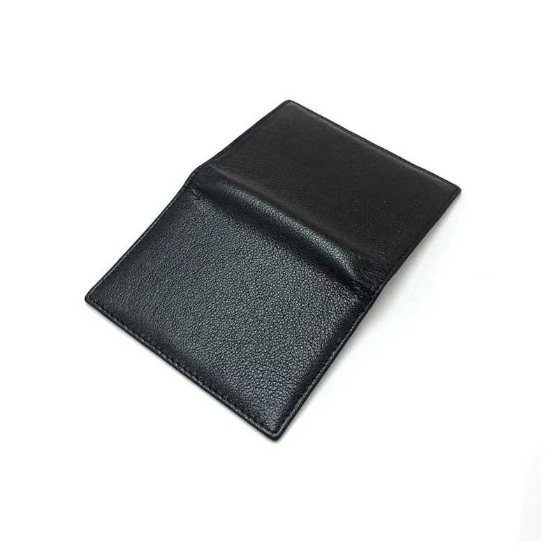 Real Leather Minimalist Wallet Small Thin ID Credit Card Holder Male Slim Simplicity VIP Cards Cases Women and Mens AccessoriesW251017