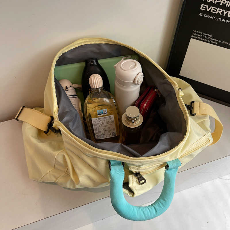 Fashionable Luggage Bag Outdoor Sports Swimming Fitness Bag Multifunctional Lightweight Large Capacity Handbag Travel Bag 250415