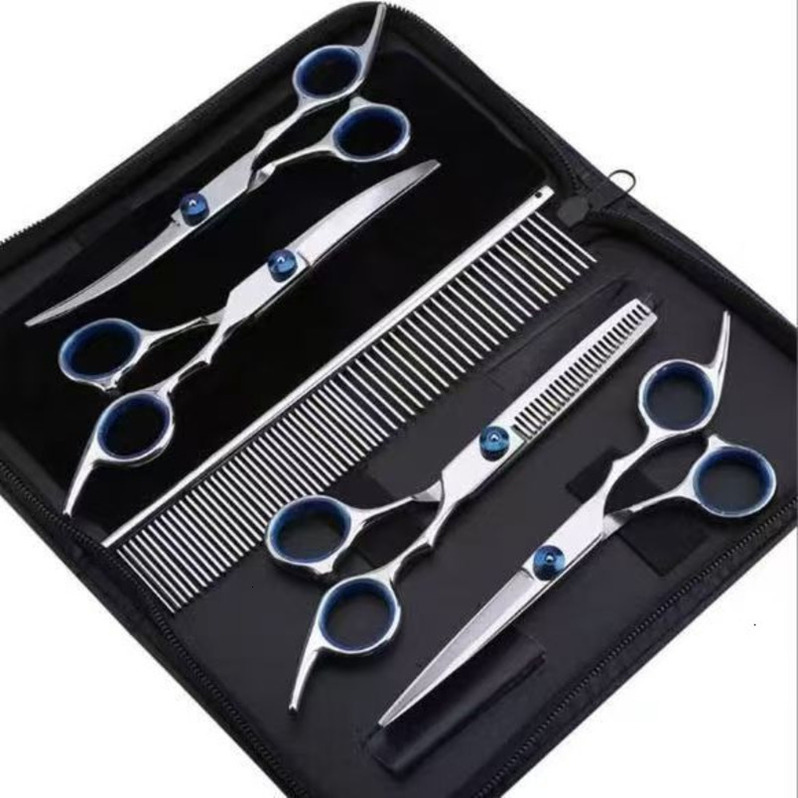 Tool Set Cat Hair Trimming Pet Grooming Professional Curved Scissors Arc Shape high quality Wholesale