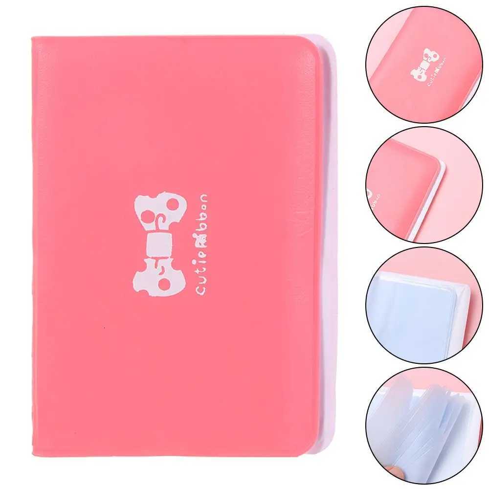PVC Ladies Card Holder 12 Card Bit Card Cover with Bowknot Portable Card Bag ID Holders Storage AccessoriesW251017