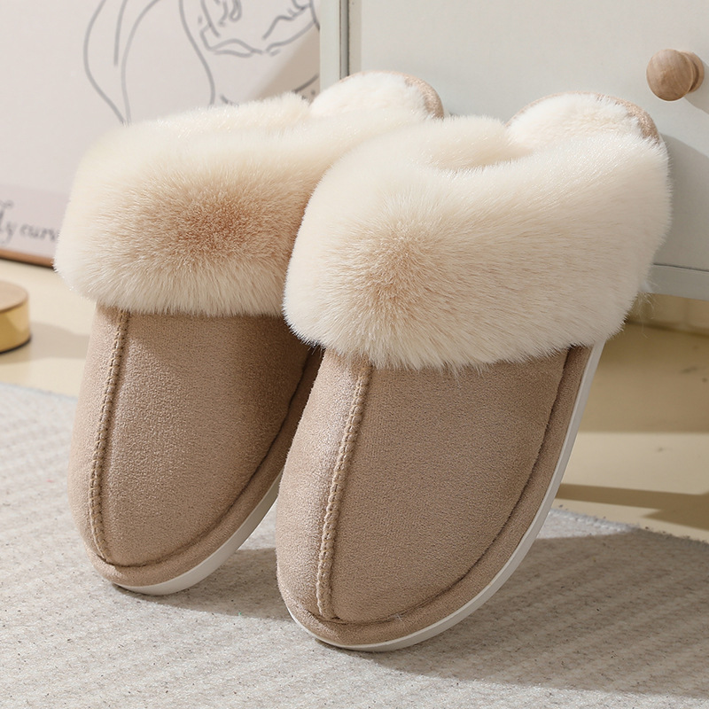 Designer Women's Tazz Slippers Fashion Fluffy Platform Boot Fur Slides Men Winter thicken Plush Warm Cotton Shoes Woman Comfort Non Slip Unisex H