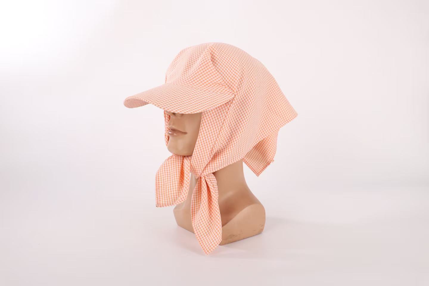 Village girl hat with large eaves for sun protection and UV protection