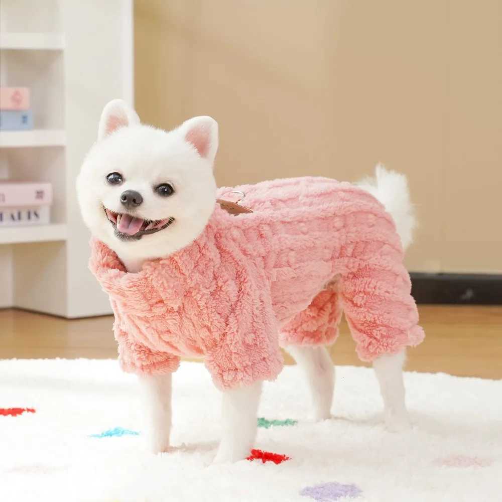 Winter Dog Sweater Warm Plush Dog Clothes for Small Medium Dogs Cats Soft Puppy Coat Jacket Chihuahua Teddy Costums Dog SuppliesW251017