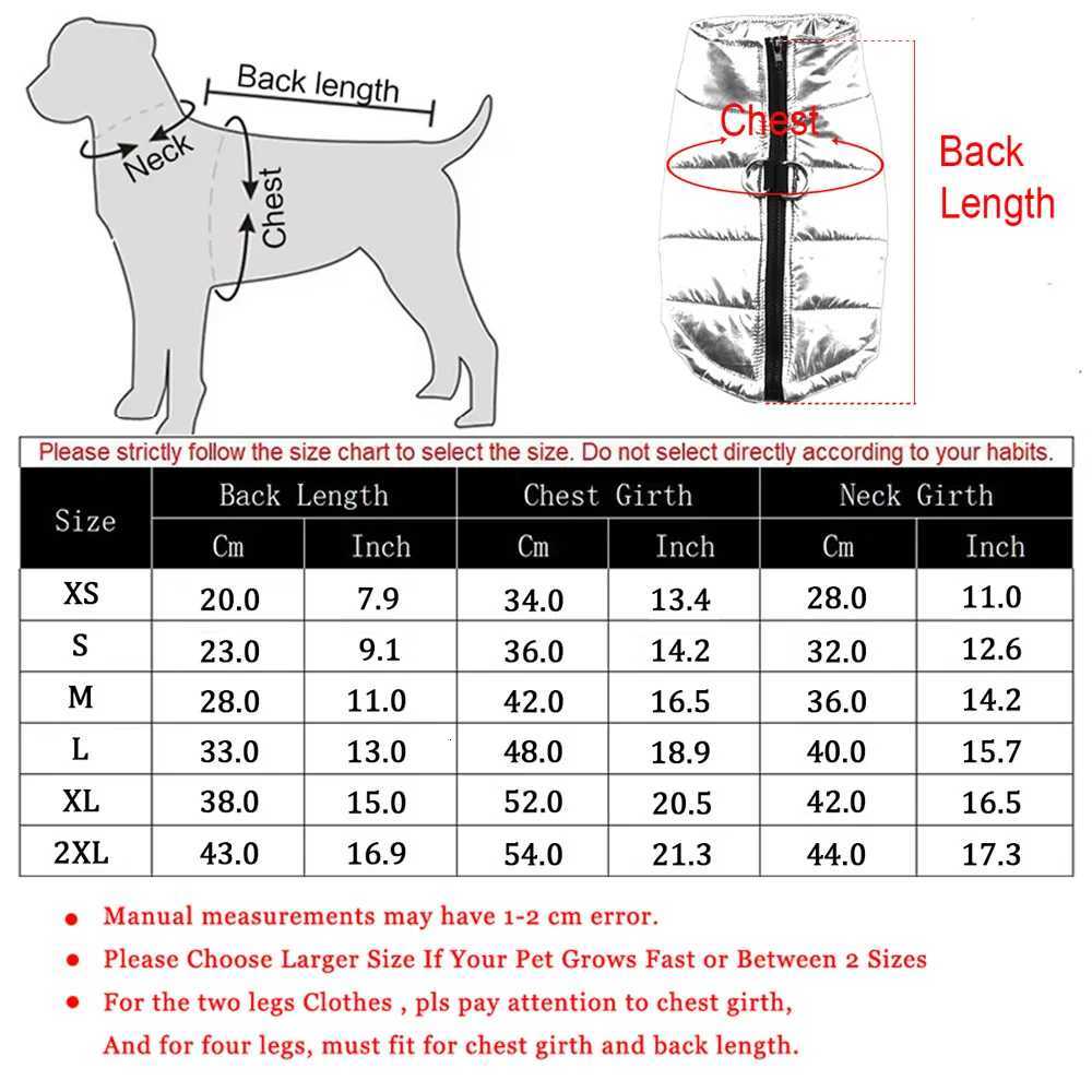 Winter Warm Pet Clothes For Small Medium Dogs Cats Windproof Waterproof Dog Vest Coat With Dring French Bulldog Puppy OutfitsW251017