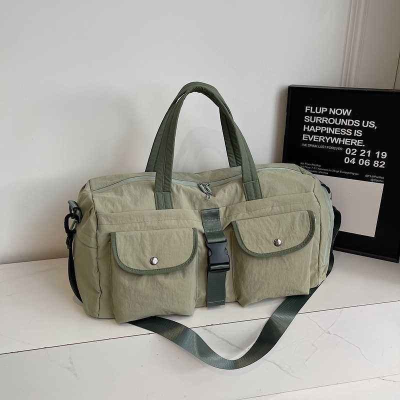 Large Capacity Handheld Travel Bag Simple Unisex Fitness Yoga Bag Dry Wet Separation Travel Luggage Bag 250415