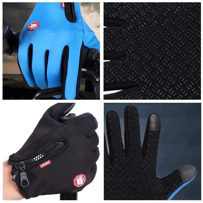 Outdoor Cycling Gloves Bicycles for Warmth and AntiSlip in Autumn and Winter H251017