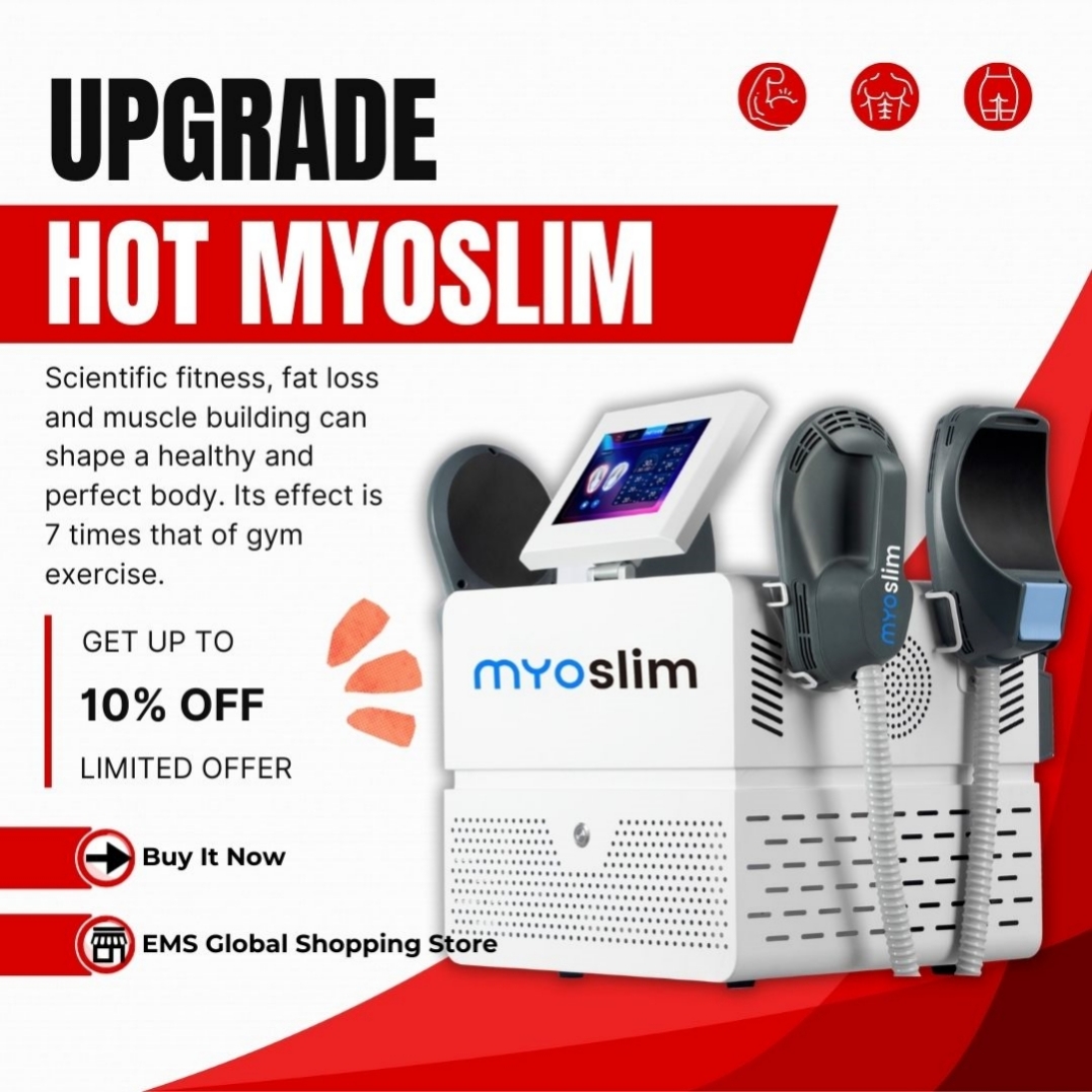 EMS Body Sculpting and Slimming Equipment 200HZ MYOSlim HI-emt Non-Invasive Fat Reduction Tightening Beauty Spa Device