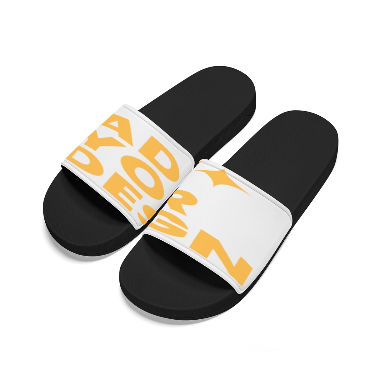 DHgatepod Men's Non-Slip Sandals | Easy Slip-On PU Upper | Flexible EVA Sole | Quick Dry Indoor Outdoor Wear