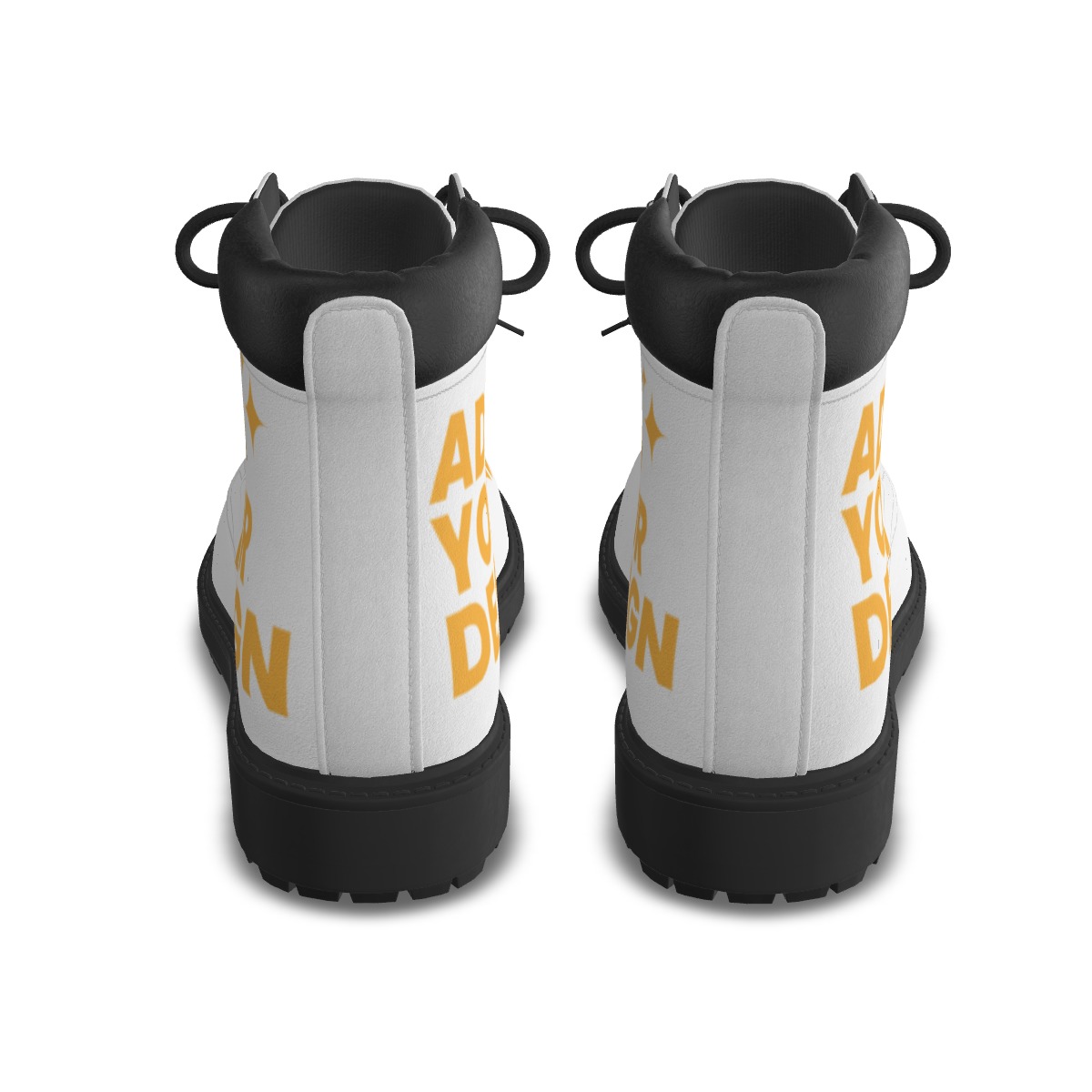 DHgatepod Men's All-Over Print Ankle Boots, Waterproof & Heatproof Flannel PU Casual Shoes for Outdoor Daily Use in Fall Spring Winter