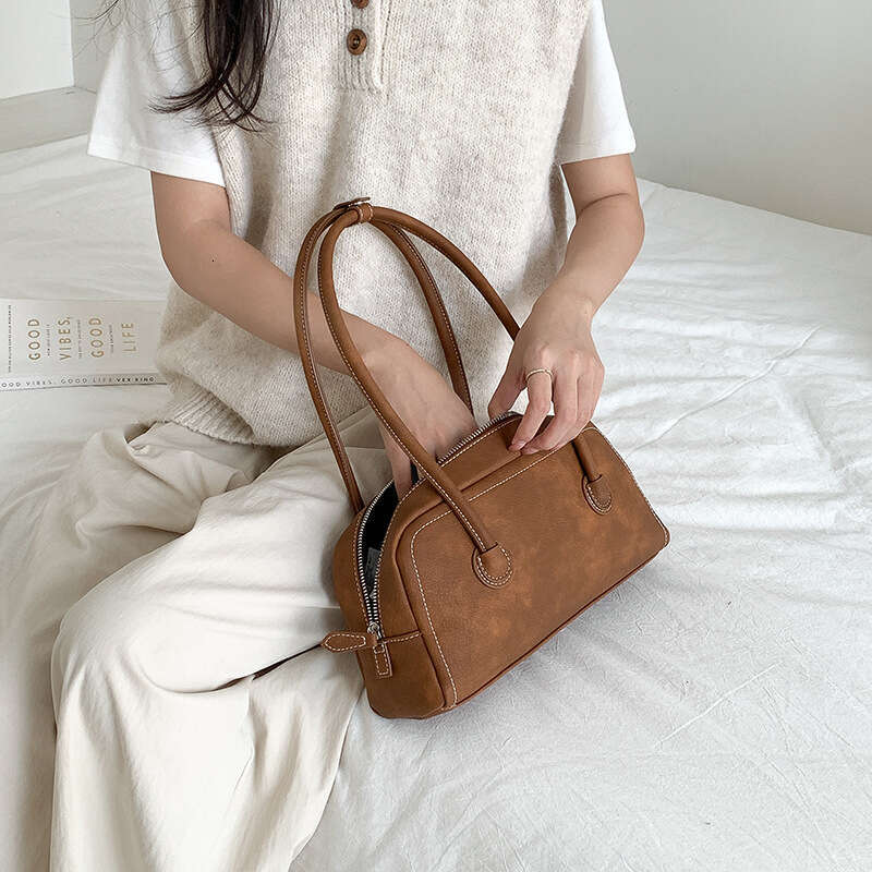 Suede Classic Baguette For Women Autumn New Simple Fashion High-End Matte Shoulder Bag B5