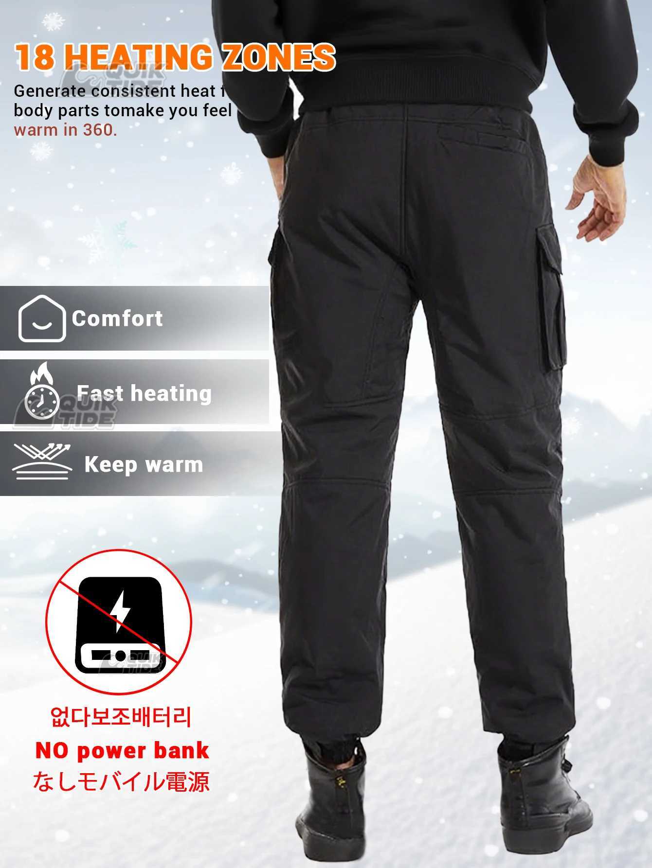 Intelligent Heating Pant 18Heating Zones 2Switches 3Speed Adjustable Suitable for Outdoor Activities Indoor Work Hiking H251017