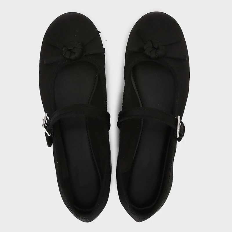 High Quality Satin Red Ballet Flats Women Elegant Bow Narrow Buckle Design Brand Mary Jane Shoes Concise Lightweight Casual Shoe Z251015
