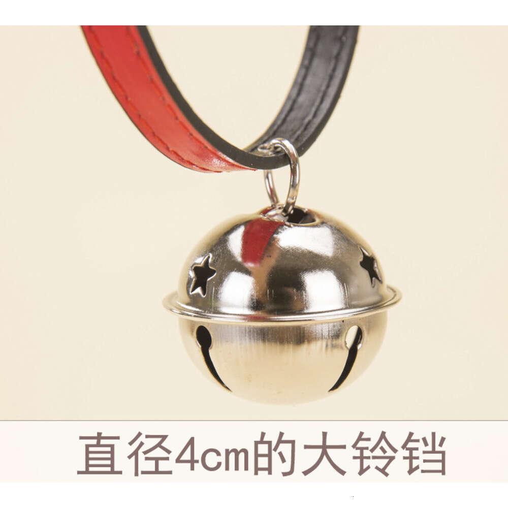 New Pet Red Bone Bell Adjustable Neck Collar for Small Dogs Teddy Cats Accessories cat Dog Supplies