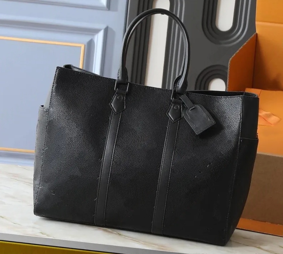 Designer Sac Plat 24H tote bag men M46451 handbag Sac totes high quality Business office computer handbags man Shoulder crossbody bags Hobo purses Satchels Black