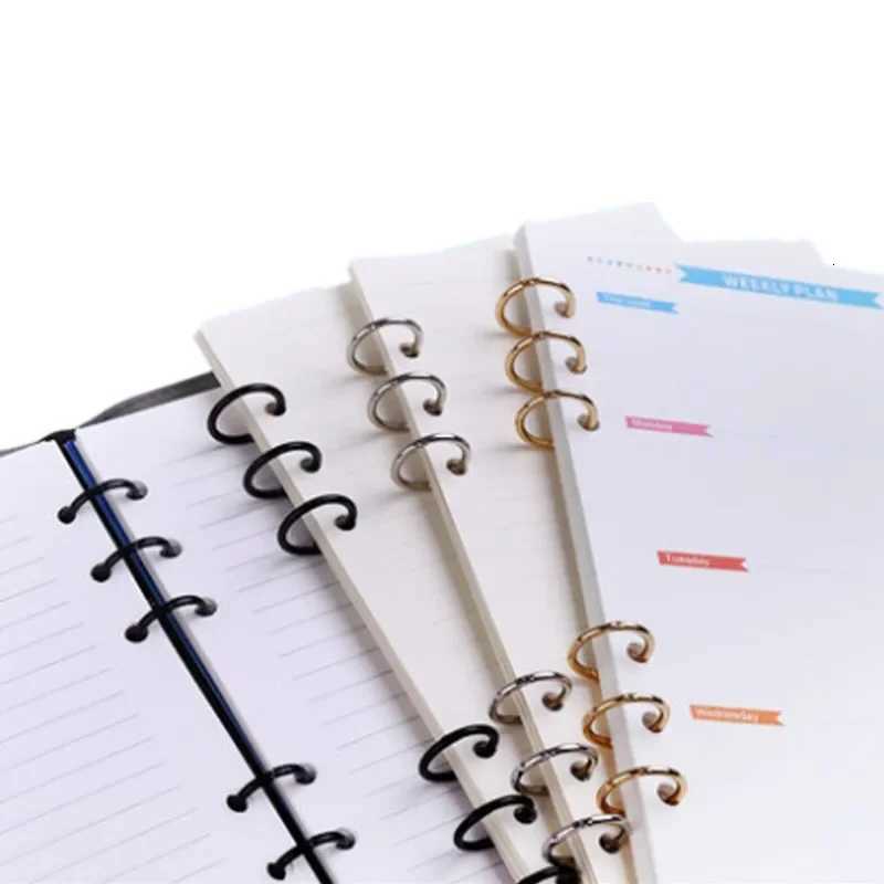 2pcslot Metal Book Rings Notebook Paper Page Binding Rings 3 Rings Loose Leaf Binder Album Circle Clips Office Binding Supplies Z251017