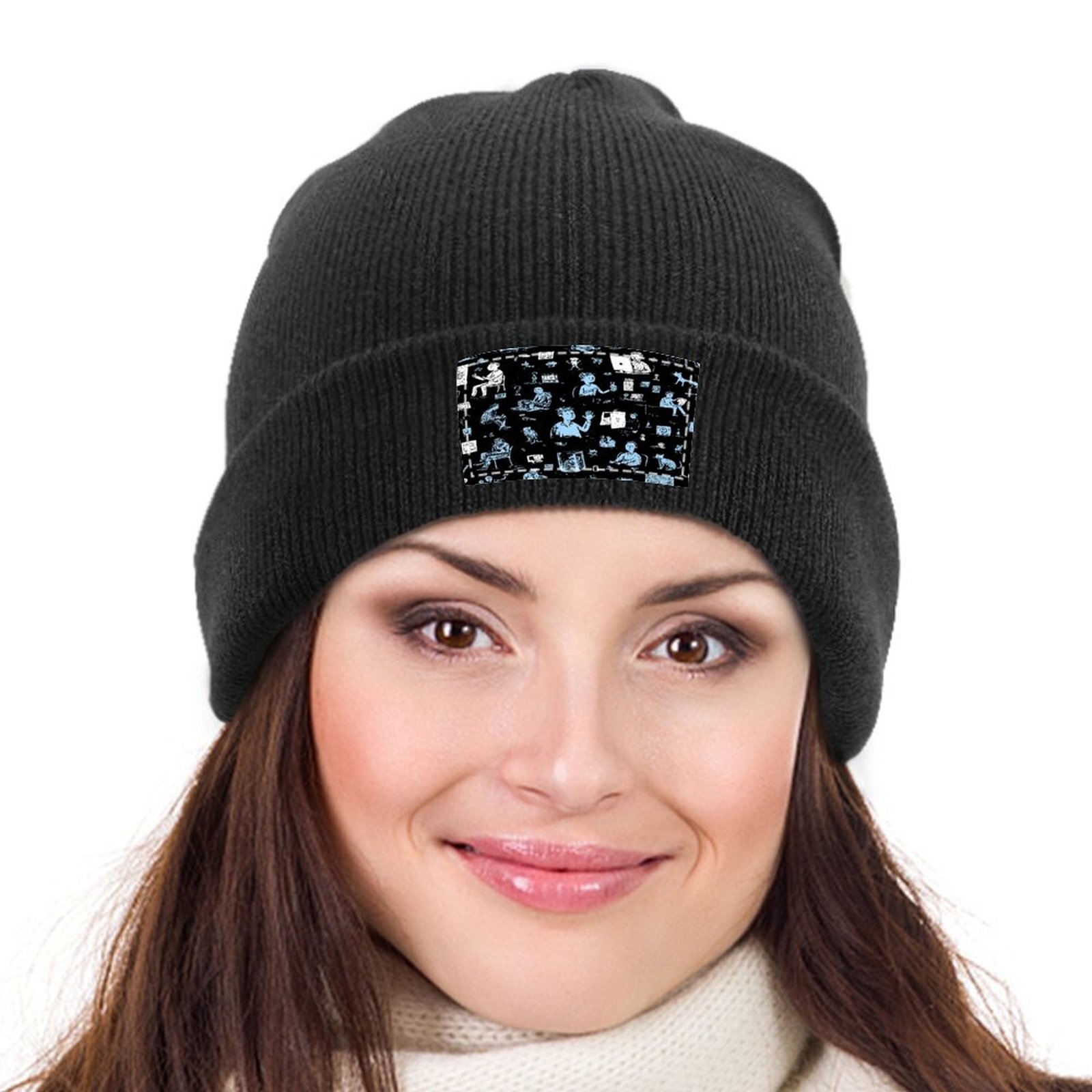 Designer beanie hat beanie bonnet winter hat beanie luxury striped pattern mens womens beanie winter skull cap bobble hat polo beanie A4