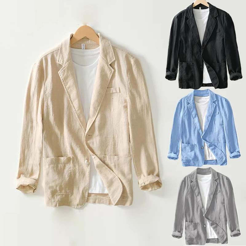 Casual for Men Clothing Solid Color Men Jackets Oversize Fashion Slim Light Suit 251017