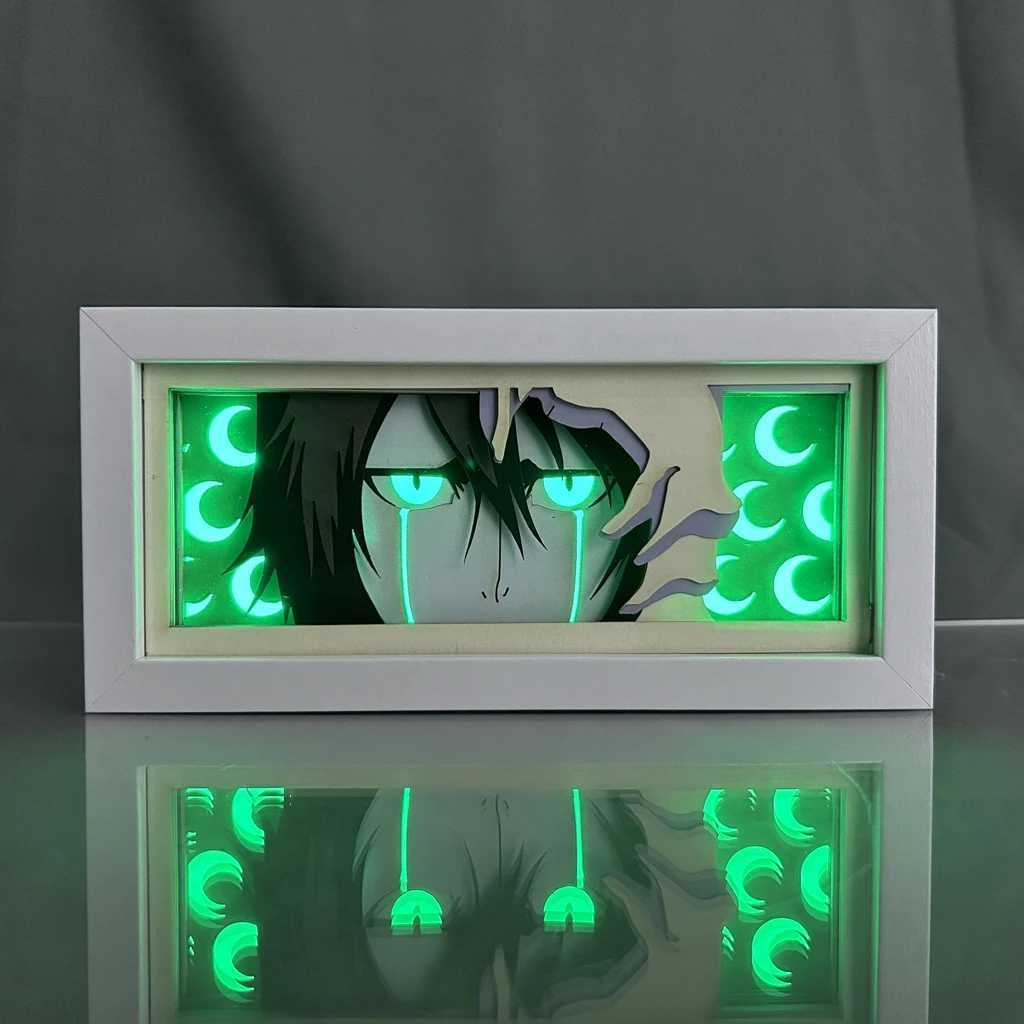 Paper Cut Anime Light Box Bleach Ulquiorra Cifer for Bedroom Decor Kids Birthday Gift Manga Table Lamps Ichigo Kurosaki Lightbox W251114