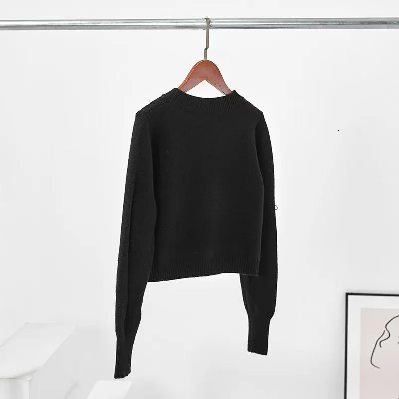 Women Solid Color Oneck Long Sleeve Sweater Female Autumn And Winter Fashion Trend nerhigh Quality Knitted Pullover 251013